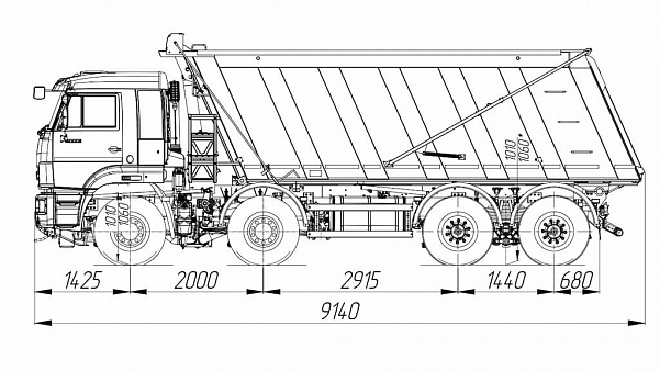 KAMAZ-65201-49 (B5) с улучшенными характеристиками