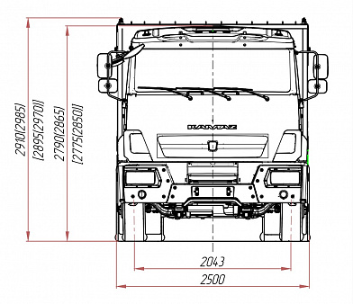 KAMAZ-65115-82 на КПГ