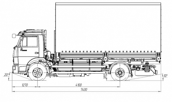 KAMAZ-4308-5S на КПГ