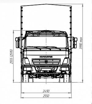 KAMAZ-4308-5S на КПГ