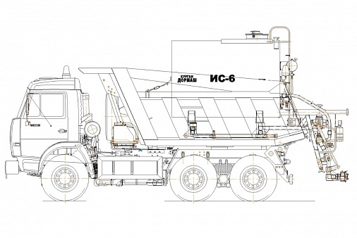 Автогудронатор ИС-6