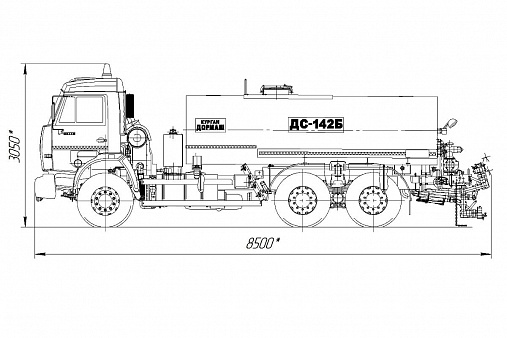 Автогудронатор ДС-142