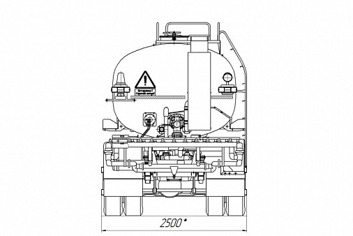 Автогудронатор ДС-53605