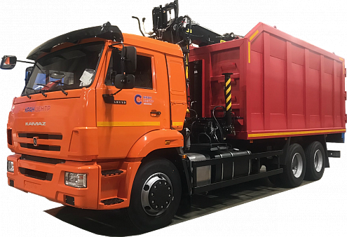 Автомобиль-самосвал с КМУ модели 659004-0062035-24